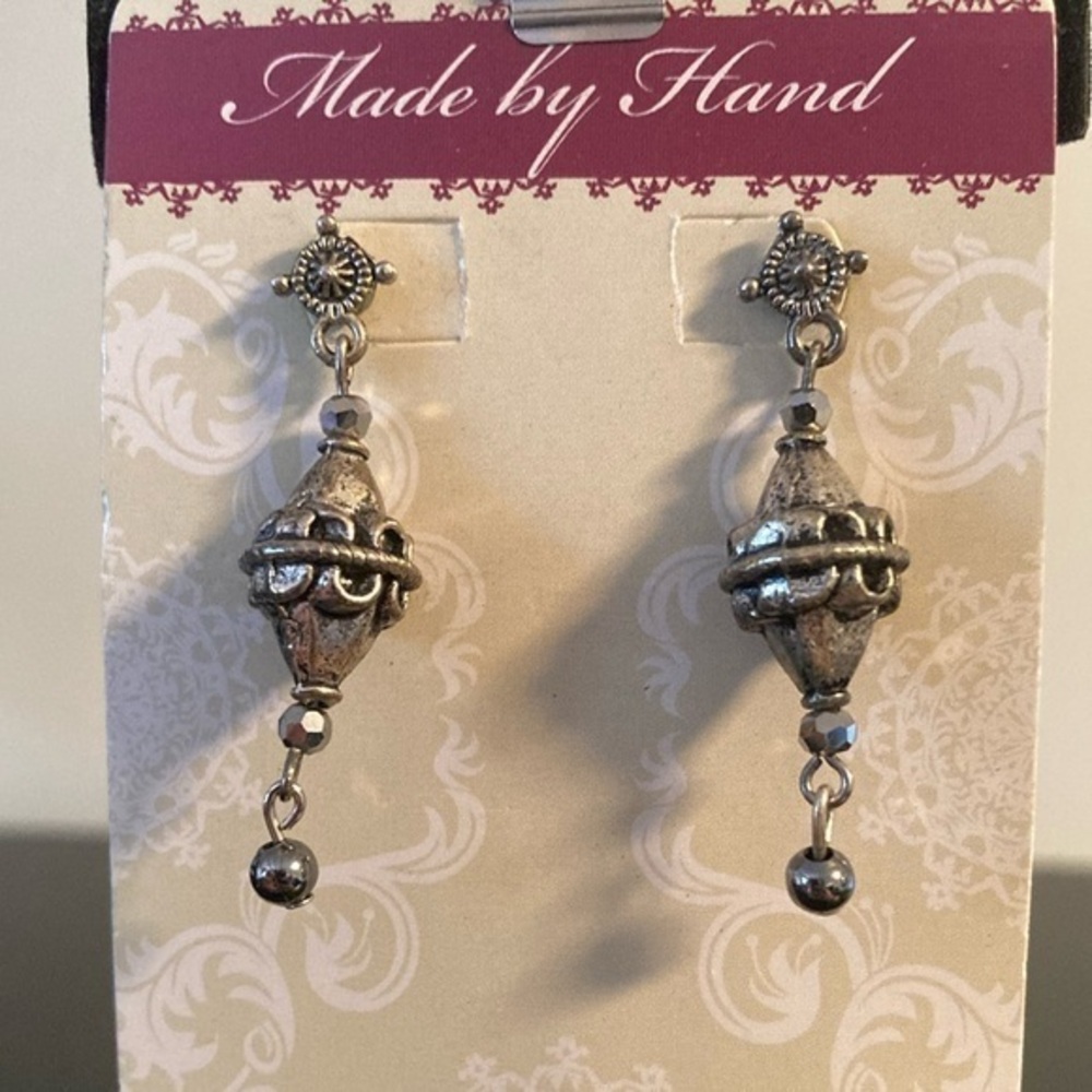 Silver Handmade Dangle Earrings